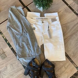 NWT White Jeans by Calvin Klein